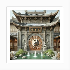 Sovereign Flame Taoist Han Exterior Art Print