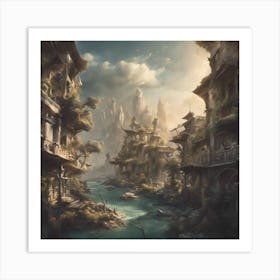 Fantasy City Art Print