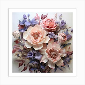 Bouquet Of Flowers 4 Art Print