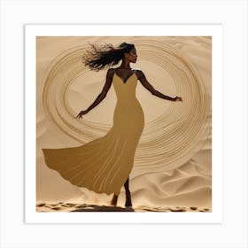 Golden Sands Art Print