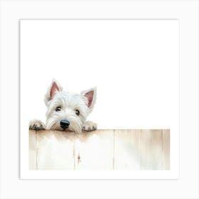 West Highland White Terrier Dog Art Print