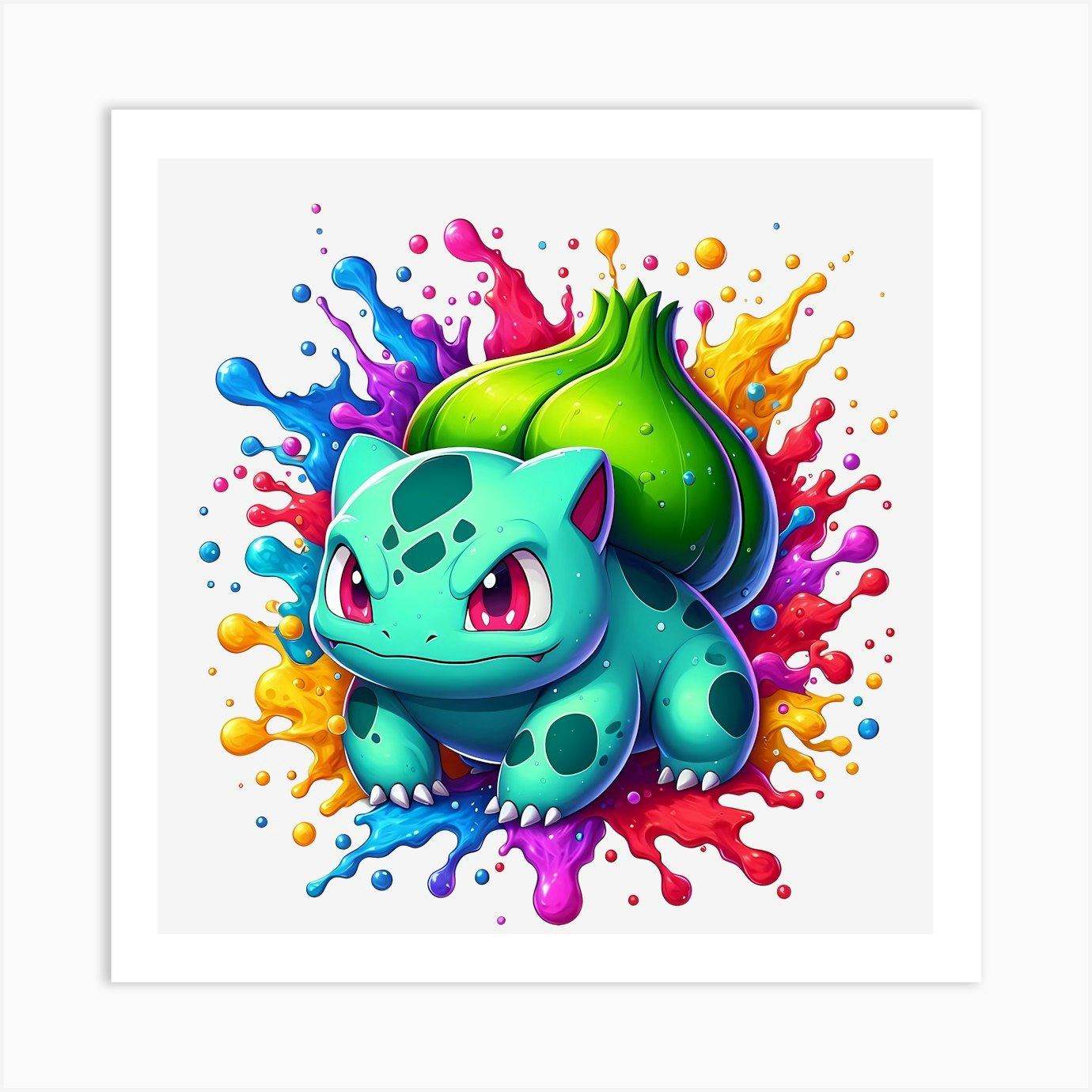 Pokemon Art Print by Aloke Design