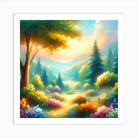 Landscape Painting 193 Art Print