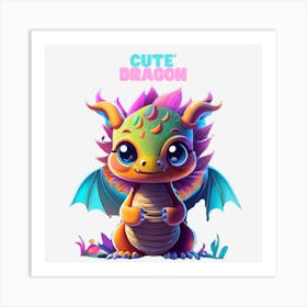 Cute Dragon 6 Art Print