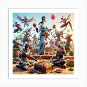 Fornite V3 Art Print