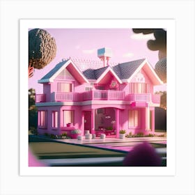 Barbie Dream House (223) Art Print