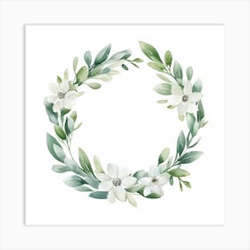 Wreath Of Eucalyptus Art Print