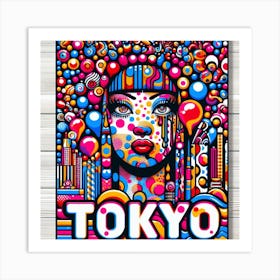 Tokyo Travel Poster 3 Art Print