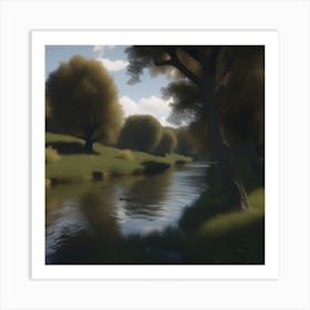 River 9 Art Print