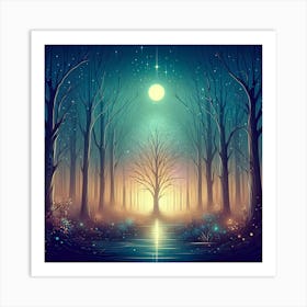 Moonlit Magic 11 Art Print