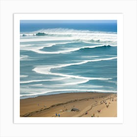 Del Mar Beach Art Print