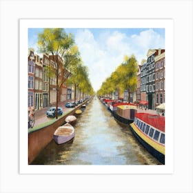 Amsterdam Canal 5 Art Print