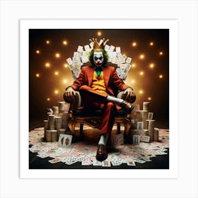 Joker Throne 2 Art Print