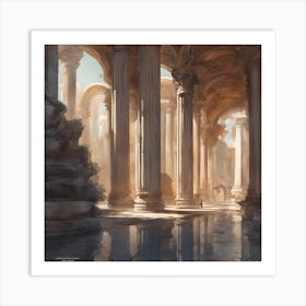 Ruins Of Rome Art Print