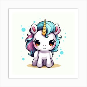 Cute Unicorn 363 Art Print