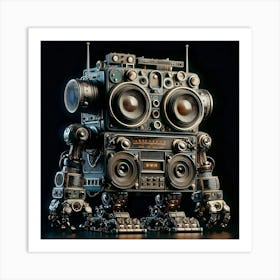 Digital Robot11 Art Print