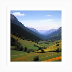 Swiss Alps Art Print