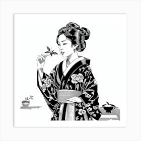 Geisha 10 Art Print