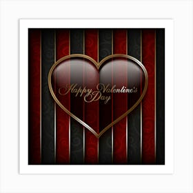 Valentine S Day Happy Romantic Art Print