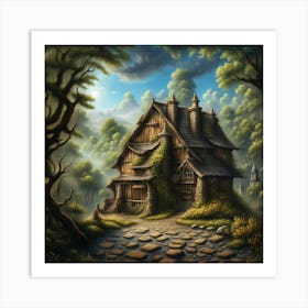 House In The Woods 2 Art Print