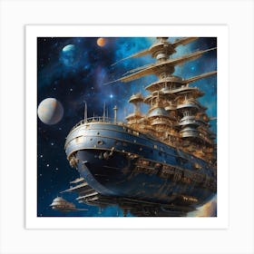 Spaceship Art Print