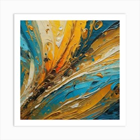 Abstract Painting 76 Art Print