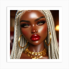 Afro-American Doll Art Print