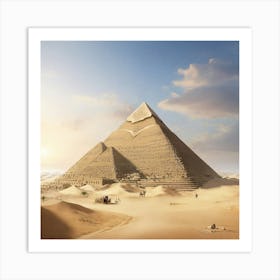 Pyramids Of Giza 1 Art Print