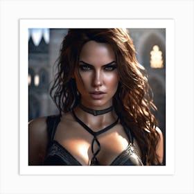 Lara Croft Art Print