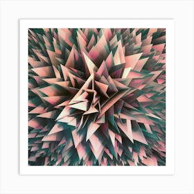 Abstract Geometric Pattern 24 Art Print