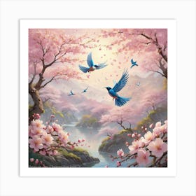 Cherry Blossoms 16 Art Print