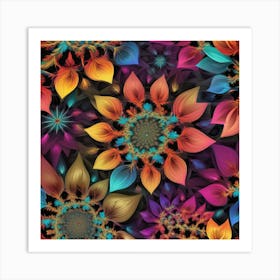 Power Flower Art Print