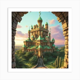 The castle in seicle 15 19 Art Print