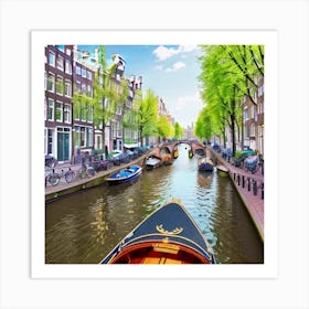 Amsterdam Canals 3 Art Print