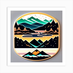 Mountain Landscape Art Print