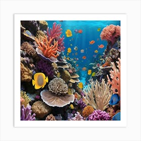 Coral Reef Art Print