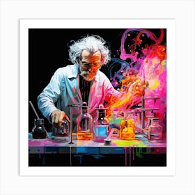 Albert Einstein 2 Art Print