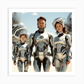 Futuristic Family Art Print