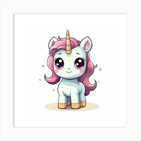 Cute Unicorn 431 Art Print