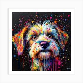 Colorful Dog Art Print