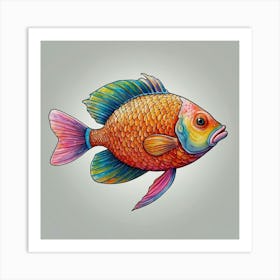 Colorful Fish 1 Art Print