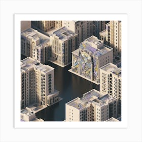 Dubai Cityscape Art Print