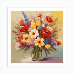 Flowers In A Vase Art Print