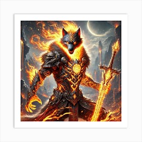 Ronan Ashheart Flameborne Mastery Art Print