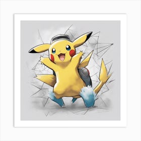 Pokemon Pikachu 1 Art Print