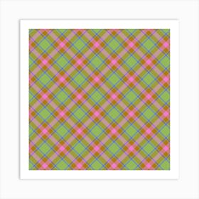 Plaid Fabric By Sasquatch On Spoonflower - Custom Fabric 1 Art Print