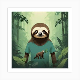 Sloth 6 Art Print