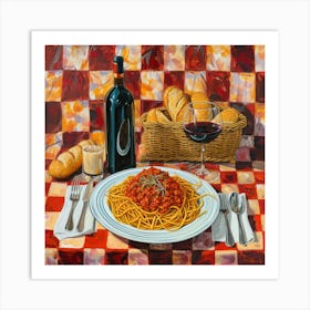 La Cucina Di Casa Trattoria Italian Food Kitchen Art Print