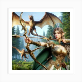 Elven Archer Art Print