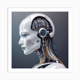 Humanoid Robot 1 Art Print